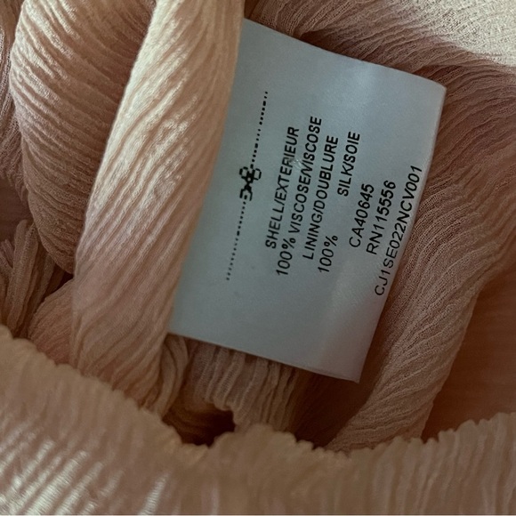 Stunning minimalist asymmetrical draped silk lined pull over dress - Picture 6 of 6